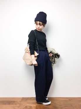 konabeさん（レディース・153cm）の春コーディネート