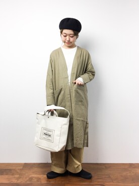 「SEVENDAYS=SUNDAY（セブンデイズサンデイ）のアイテム（その他アウター）」を使った、konabeさん（レディース・153cm）の春コーディネート