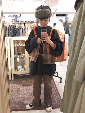 「ストリート服が好き」｜「アイテム（その他）」を使った、konabeさん（レディース・153cm）の秋コーディネート