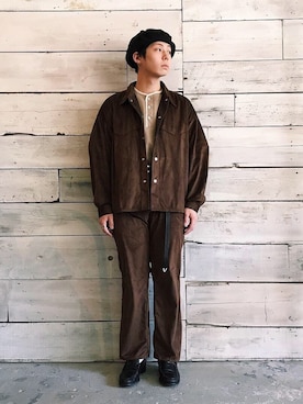 「superNova.（スーパーノヴァ）のアイテム（パンツ）」を使った、Renさん（メンズ・168cm）の春コーディネート