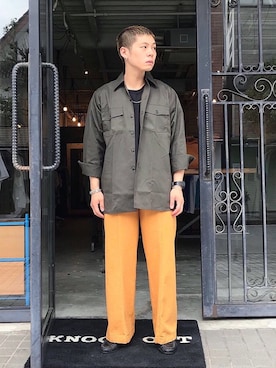 「Ray Adakai（レイ・アダカイ）のアイテム」を使った、Renさん（メンズ・168cm）の夏コーディネート