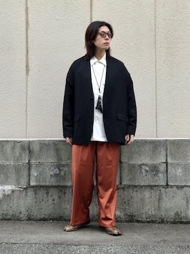 「superNova.（スーパーノヴァ）のアイテム（パンツ）」を使った、Renさん（メンズ・168cm）の春コーディネート