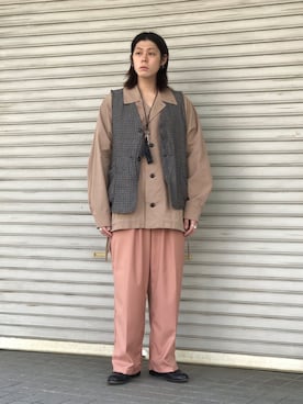 「superNova.（スーパーノヴァ）のアイテム（パンツ）」を使った、Renさん（メンズ・168cm）の春コーディネート