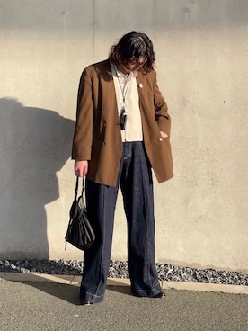 「20/80（テゥエンティーエイティー）のアイテム（アクセサリー）」を使った、Renさん（メンズ・168cm）の春コーディネート