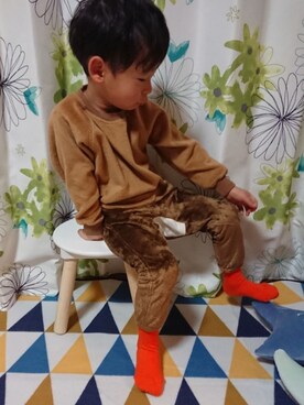 ko-taroさん（キッズ・100cm）の冬コーディネート