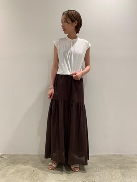 須田 遥夢さん（レディース・162cm）の夏コーディネート