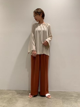 須田 遥夢さん（レディース・162cm）の夏コーディネート