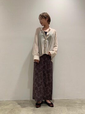 「BE-KILLY（ビーキリー）のアイテム」を使った、須田 遥夢さん（レディース・162cm）の夏コーディネート