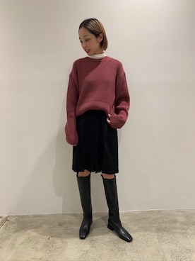 須田 遥夢さん（レディース・162cm）の秋コーディネート