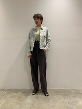 須田 遥夢さん（レディース・162cm）の冬コーディネート