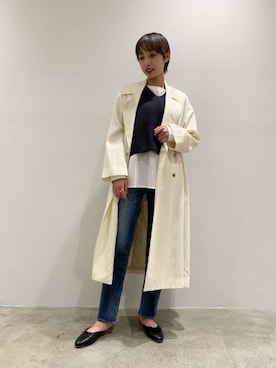 「BEVERLY（ビバリー）のアイテム」を使った、須田 遥夢さん（レディース・162cm）の冬コーディネート