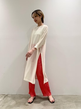 須田 遥夢さん（レディース・162cm）の春コーディネート