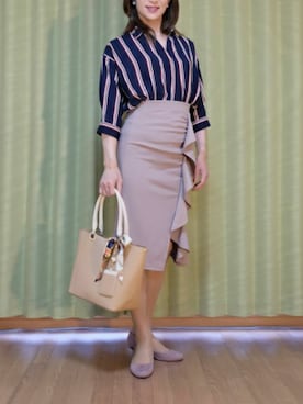 「Gina（ジーナ）のアイテム」を使った、Kanon1008さん（レディース・170cm）の夏コーディネート