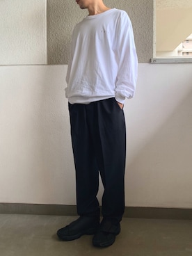 「Yu nagaba」｜YUSUKEさん（メンズ・173cm）の秋コーディネート