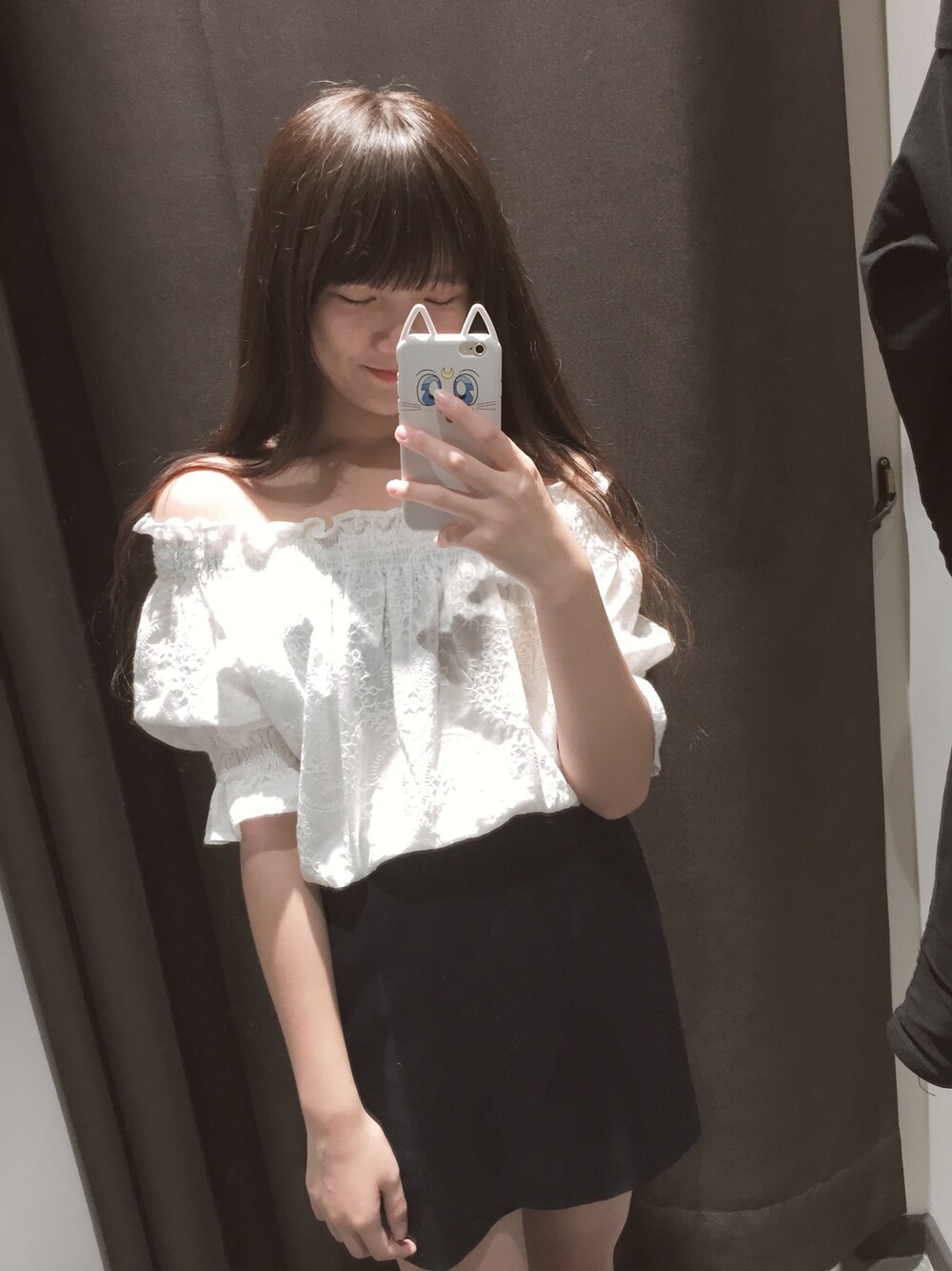「MIXXOのアイテム（トップス、ホワイト系）」を使った、catheriiiiiiiiiine さん（レディース・158cm）の夏コーディネートの1枚目の写真