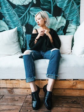 「MONKI」｜miskyさん（レディース・160cm）の冬コーディネート