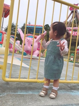 「2歳5ヶ月」｜「アイテム（その他）」を使った、𝙷___𝙺さん（キッズ・80cm）の秋コーディネート