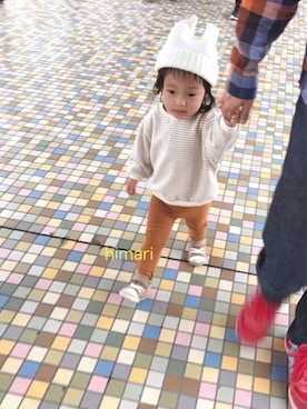 「2歳5ヶ月」｜「アイテム（その他）」を使った、𝙷___𝙺さん（キッズ・80cm）の秋コーディネート