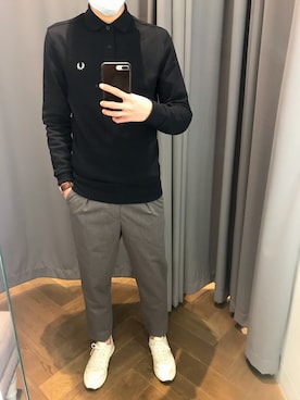 「initial（イニシャル）のアイテム」を使った、charlieさん（メンズ・175cm）の春コーディネート