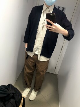 「kimono」｜「アイテム（パンツ）」を使った、charlieさん（メンズ・175cm）の秋コーディネート