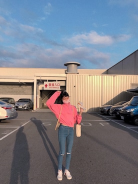 「costco」｜沛沛ฅ^•ﻌ•^ฅさん（レディース・164cm）の冬コーディネート