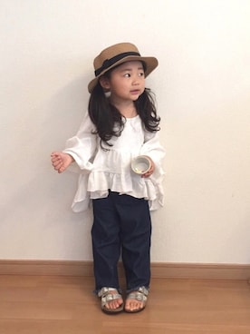 renaさん（キッズ・90cm）の冬コーディネート