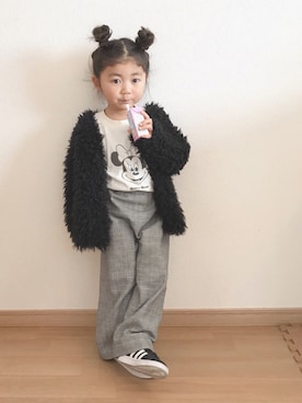 renaさん（キッズ・90cm）の冬コーディネート