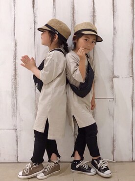 renaさん（キッズ・100cm）の秋コーディネート