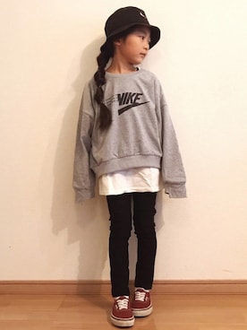 「ボーイッシュ」｜renaさん（キッズ・110cm）の秋コーディネート