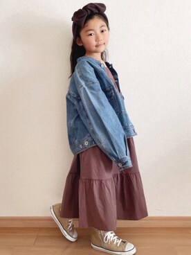renaさん(キッズ・110cm)の春コーディネート