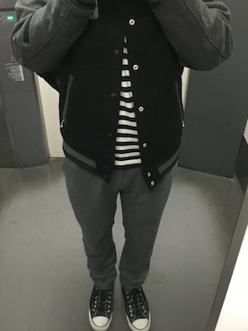 「mtg.（モンタージュ）のアイテム」を使った、T9Lさん（メンズ・171cm）の冬コーディネート