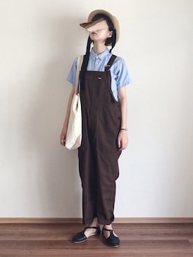 「DEEOHS（ディオス）のアイテム」を使った、あさこさん（レディース・165cm）の夏コーディネート