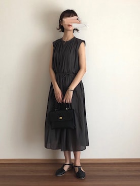 「DEEOHS（ディオス）のアイテム」を使った、あさこさん（レディース・165cm）の夏コーディネート