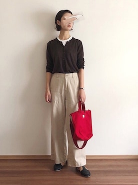 「DEEOHS（ディオス）のアイテム」を使った、あさこさん（レディース・165cm）の夏コーディネート