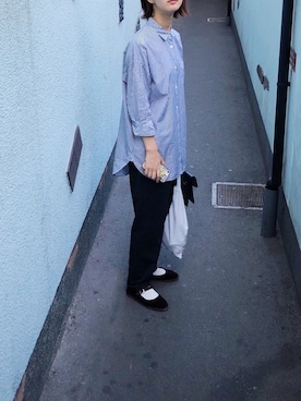「カンフーシューズ」｜あさこさん（レディース・164cm）の秋コーディネート