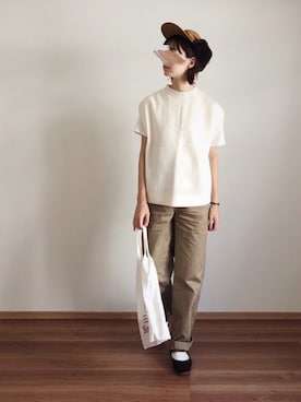 「カンフーシューズ」｜あさこさん（レディース・164cm）の秋コーディネート