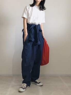 「HIGHTIDE（ハイタイド）のアイテム」を使った、あさこさん（レディース・164cm）の秋コーディネート