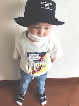 「おさんぽスタイル」｜「アイテム（パンツ）」を使った、junpi○＊…さん（レディース・165cm）の春コーディネート