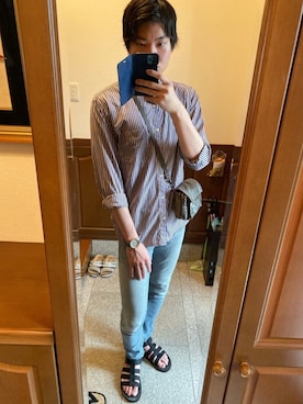 いめぇいさん（メンズ・183cm）の秋コーディネート