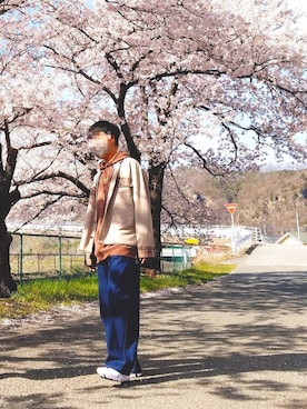 愚民さん（メンズ・169cm）の春コーディネート