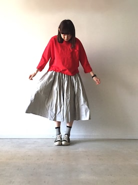 「ichi（イチ）のアイテム」を使った、よしさん（レディース・167cm）の春コーディネート