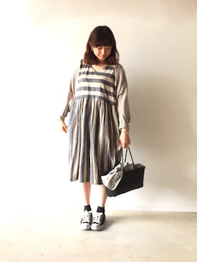 「ichi（イチ）のアイテム」を使った、よしさん（レディース・167cm）の春コーディネート