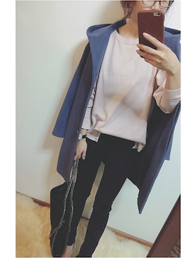 「アイテム（ピアス（両耳用））」を使った、smamaさん（レディース・163cm・30代）の冬コーディネート