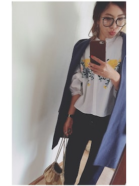「アイテム（ピアス（両耳用））」を使った、smamaさん（レディース・163cm・30代）の冬コーディネート