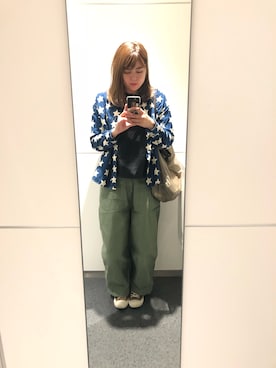 「MHL.（エムエイチエル）のMHL ALL STAR（スニーカー）」を使った、ayakaさん（レディース・164cm・20代）の秋コーディネート