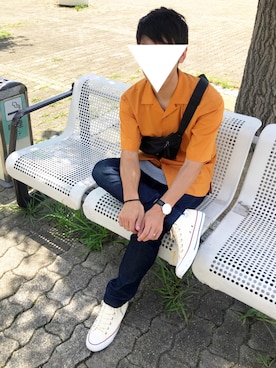 「本日のコーデ」｜「アイテム（その他）」を使った、ともあき®さん（メンズ・167cm）の夏コーディネート