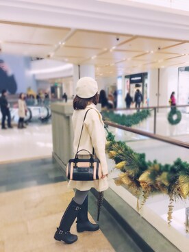 「TITTY&CO.（ティティーアンドコー）のアイテム（ライダースジャケット）」を使った、♡ ℐ i ℓ ℓ 𓈒𓏸  さん（レディース・161cm）の冬コーディネート