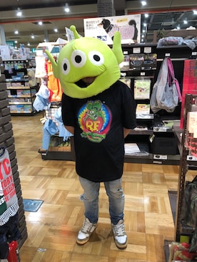 「RAT FINK（ラットフィンク）のアイテム」を使った、つーふぇいすさん（メンズ・170cm）の冬コーディネート