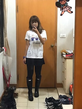 「MERCURYDUO（マーキュリーデュオ）のアイテム（腕時計）」を使った、Emilyさん（レディース・157cm）の夏コーディネート