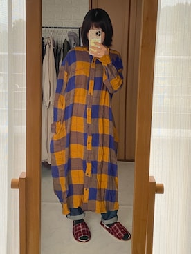 「AMINA COLLECTION（アミナコレクション）のアイテム」を使った、みにさん（レディース・145cm）の秋コーディネート